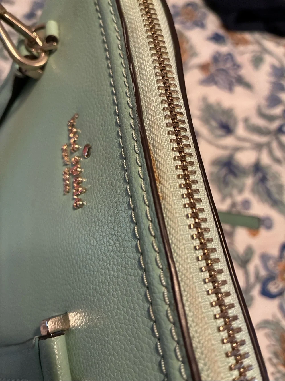 kate spade Mint Dome Satchel Crossbody